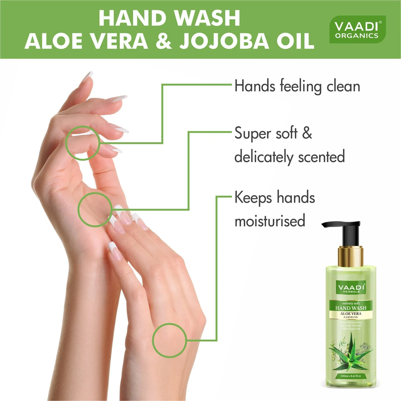 Velvety Soft Aloe Vera & Jojoba Oil Hand Wash (250 ml)