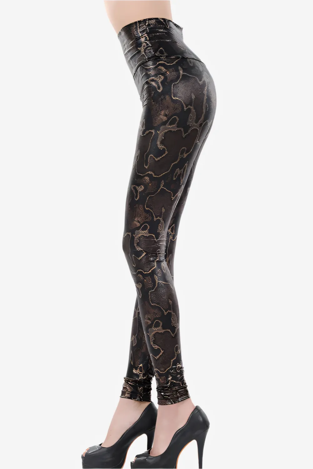 Venom Edge Snakeskin Leggings
