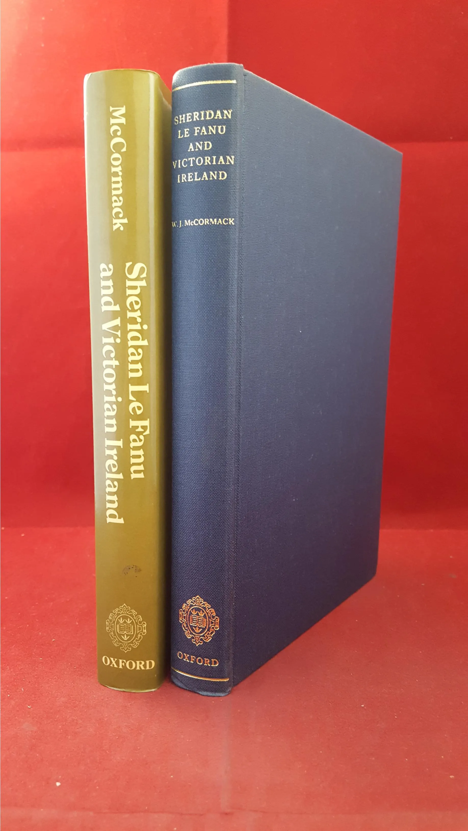 W J McCormack - Sheridan Le Fanu And Victorian Ireland, Clarendon Press Oxford, 1980
