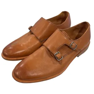Warfield &amp; Grand Double Monk Strap Men’s Leather Dress Shoe Justin 80919 Sizes 8