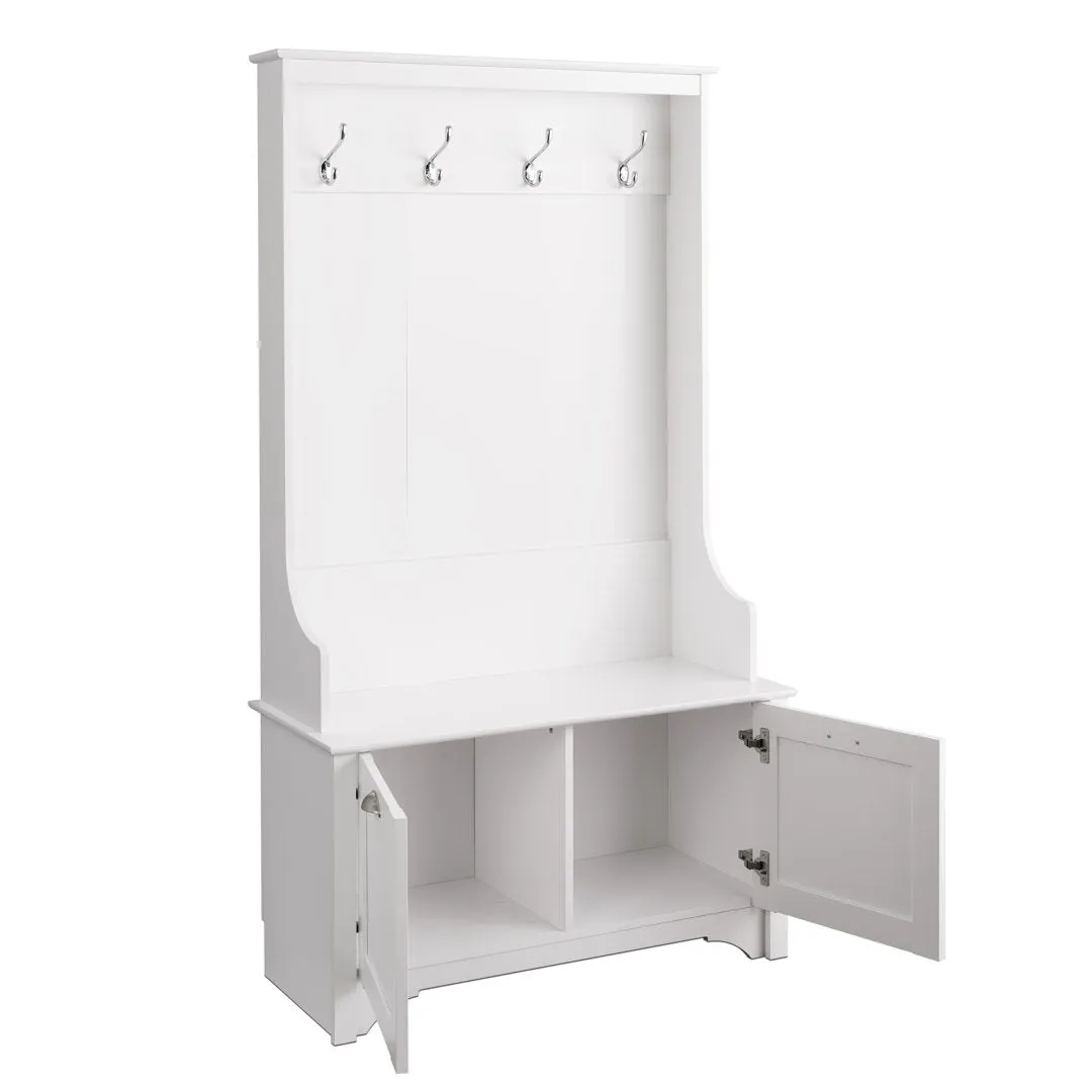 Wesson Hall Tree with Bench Gracie Oaks Color: White