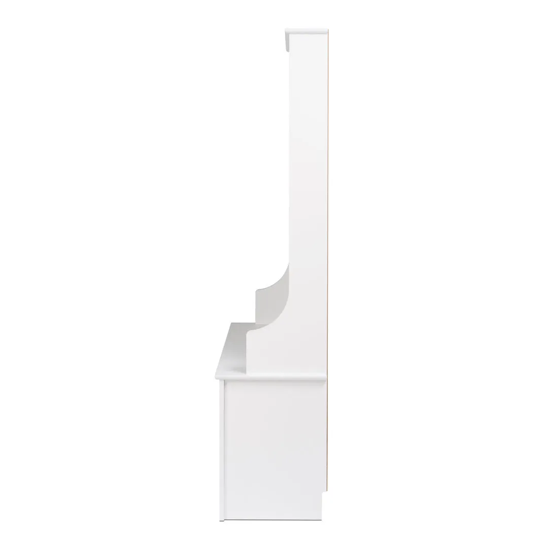 Wesson Hall Tree with Bench Gracie Oaks Color: White