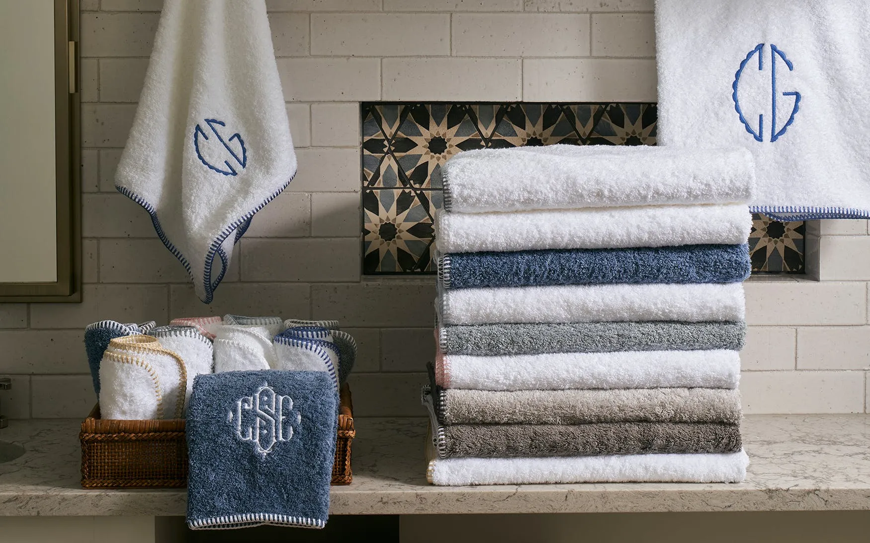 Whipstitch Guest Towels
