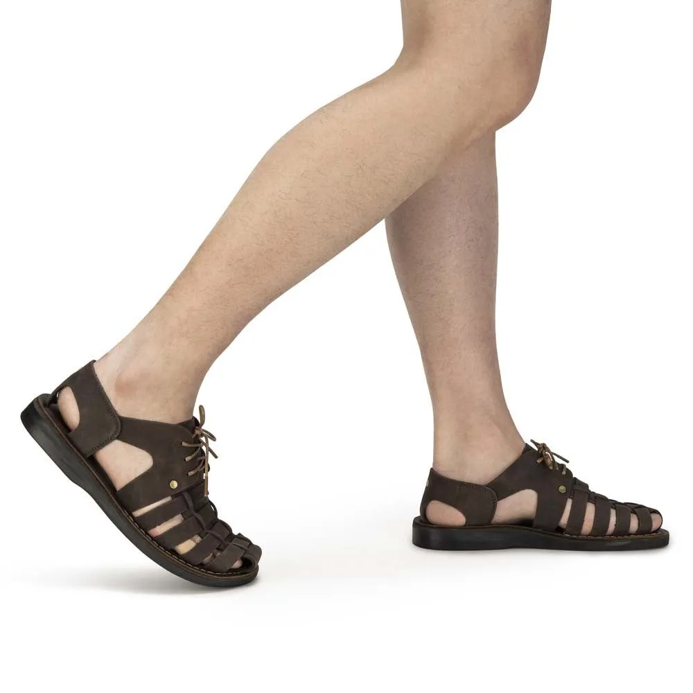 Wildking Men's Braided Closed Toe Sandals C5014