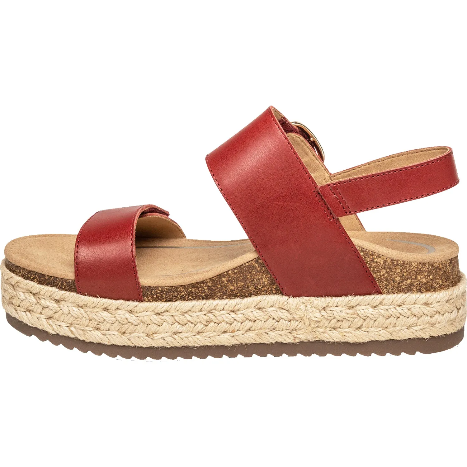 Women's Aetrex Vania Red Leather