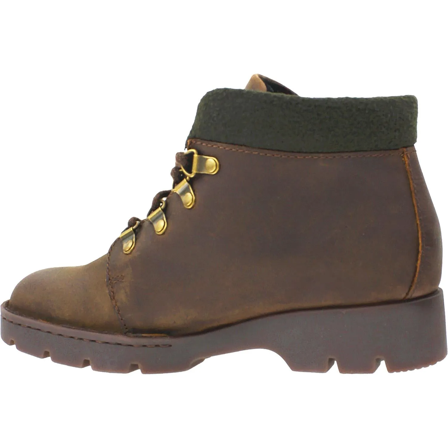 Women's Born Sopris Brown/Green Leather/Wool