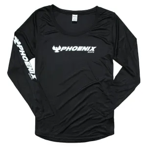 Women's LS Islander Performance Tee - Black