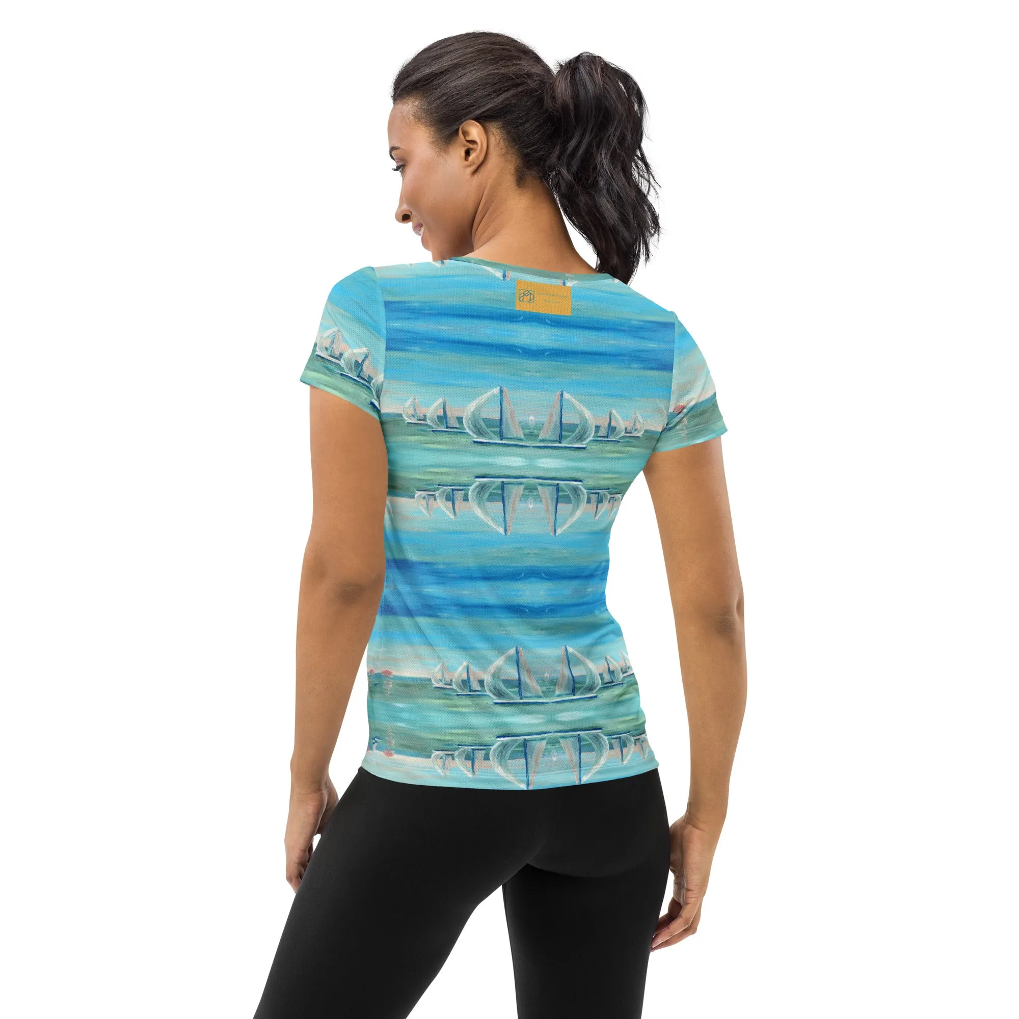 Women's Wearable Art - "Two Knots" Surf Shirt