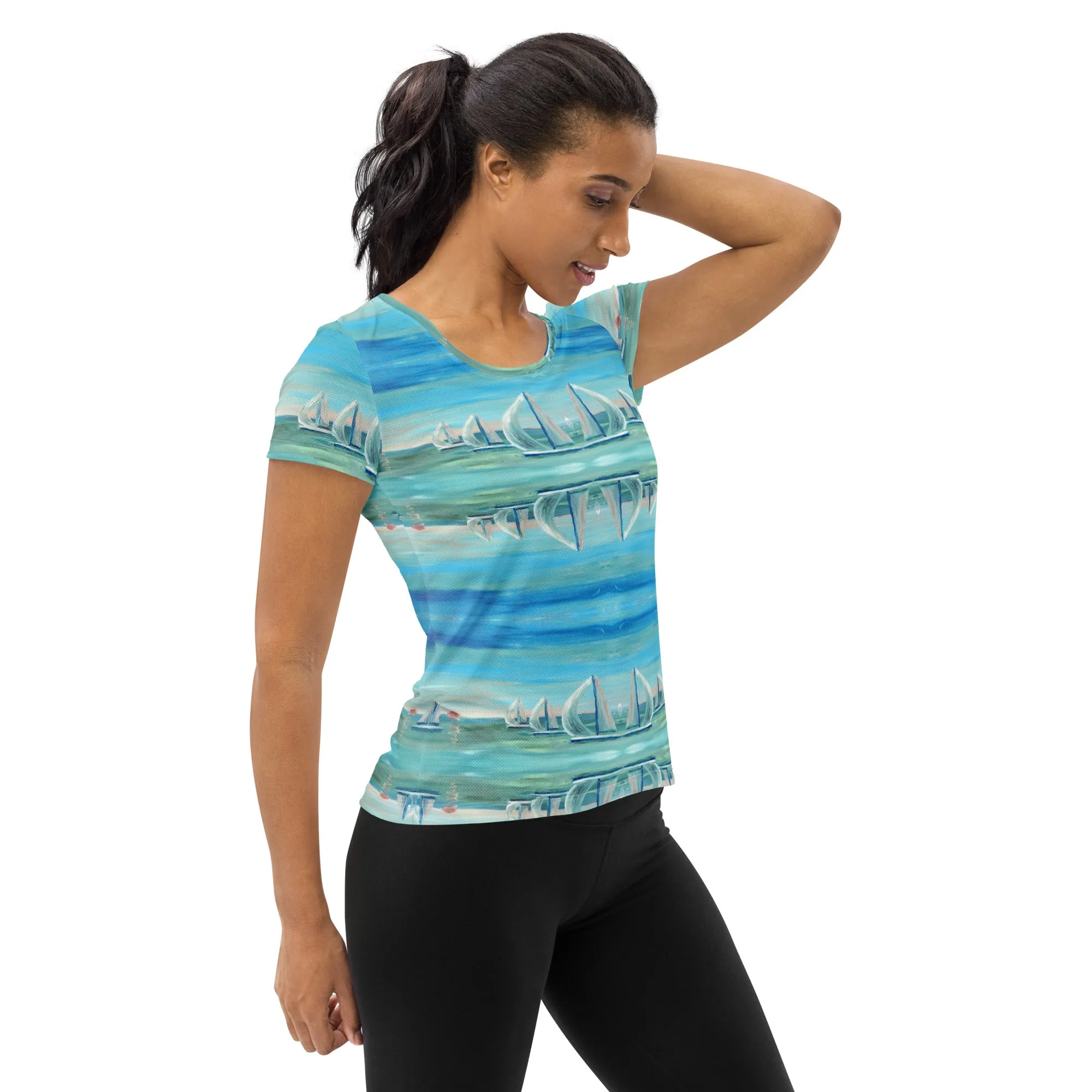 Women's Wearable Art - "Two Knots" Surf Shirt