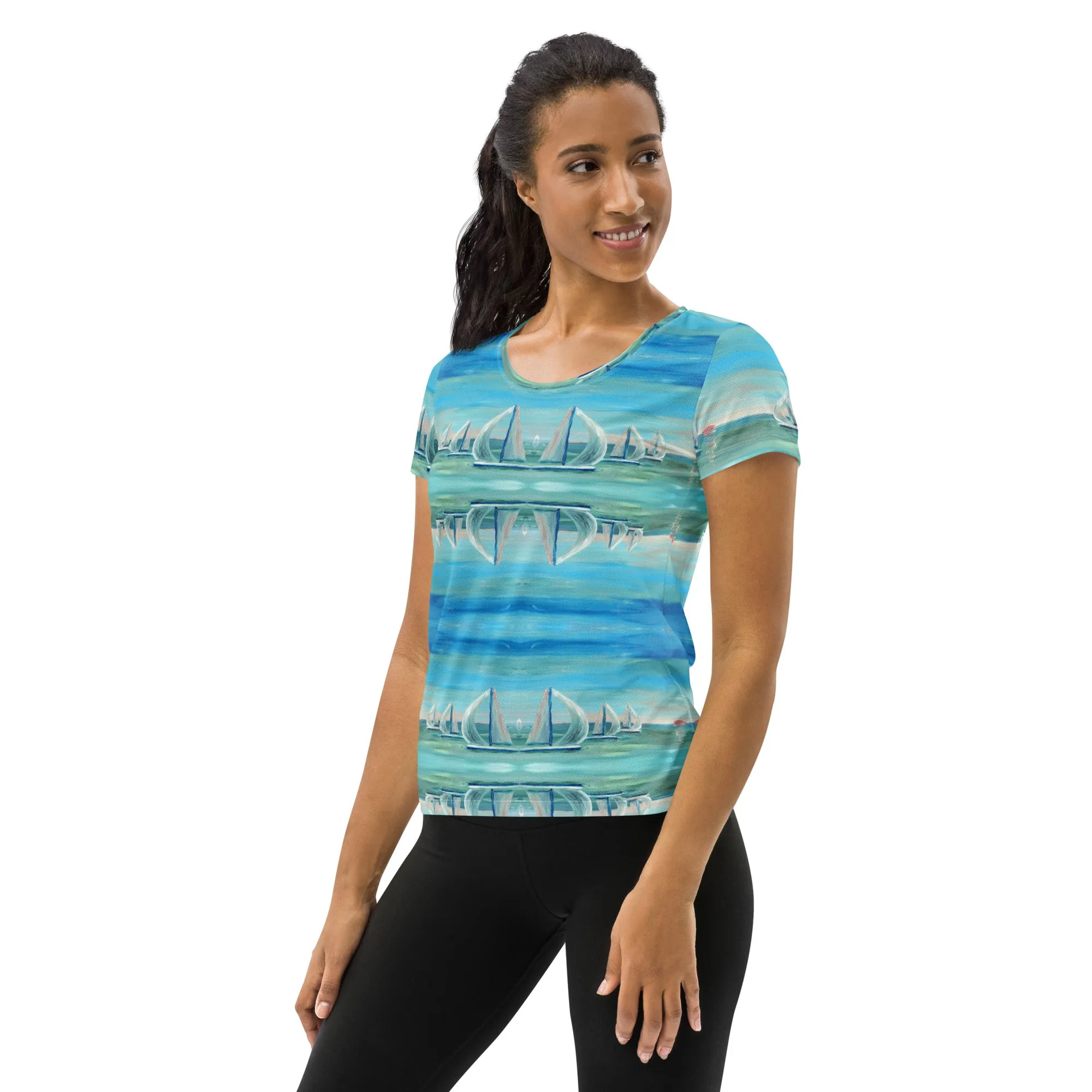 Women's Wearable Art - "Two Knots" Surf Shirt