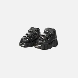 Y2K Metal Chunky Bottom Shoes for Streetwear Fans