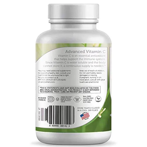 zahlers Kosher Pureway-C 500 mg Vitamina C – 120 Cápsulas